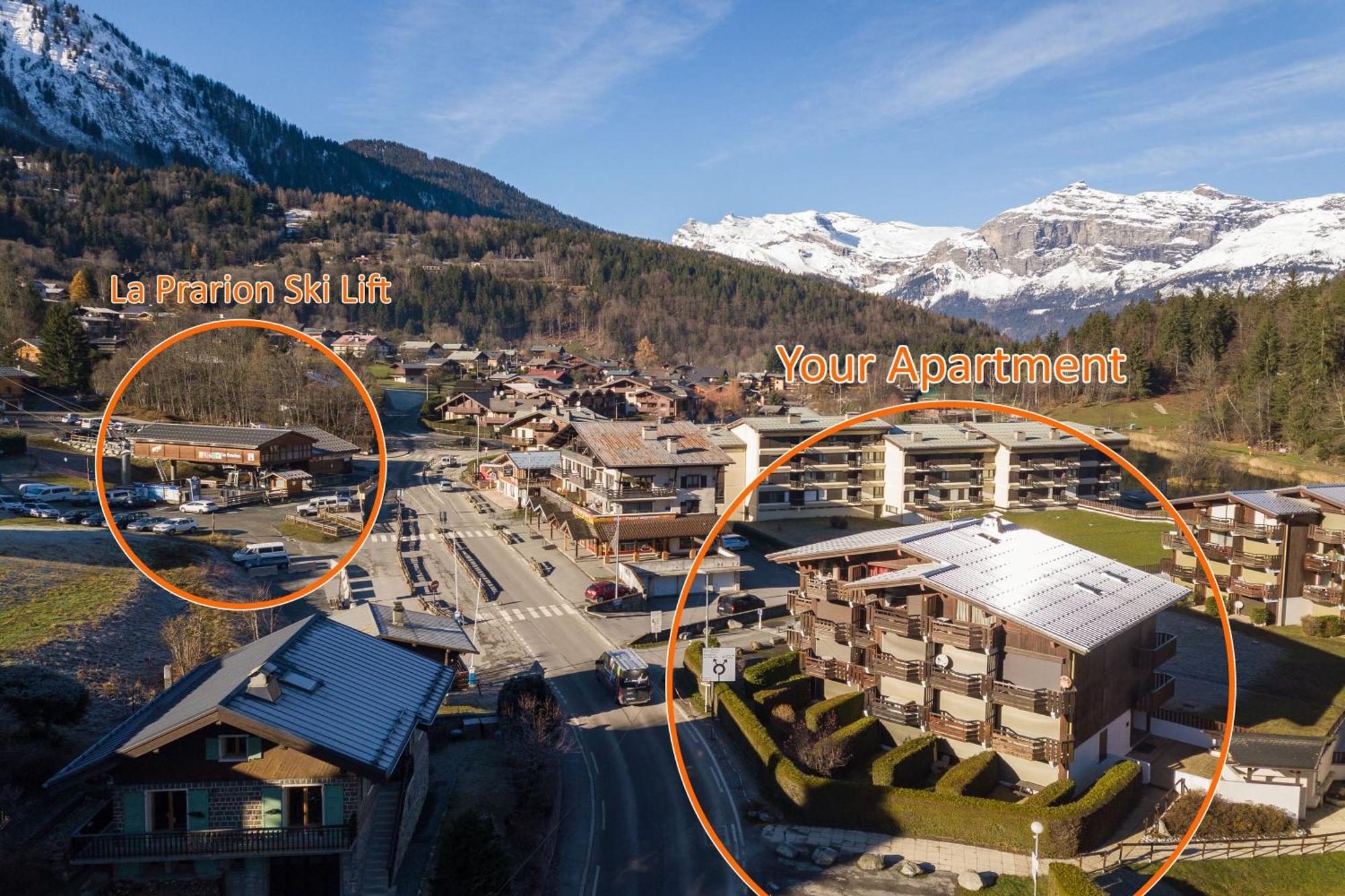 Residence Le Prarion 24A Ski In- Ski Out - Happy Rentals Les Houches Εξωτερικό φωτογραφία