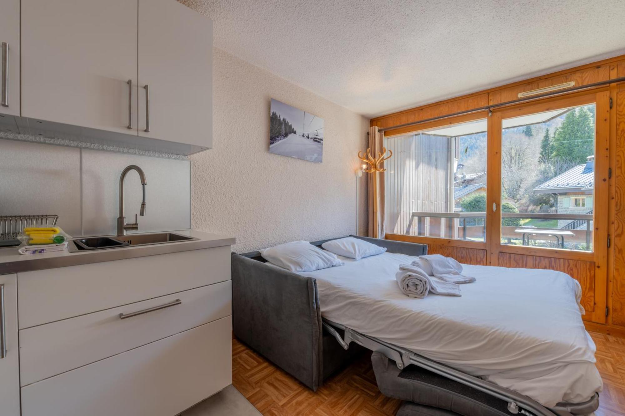 Residence Le Prarion 24A Ski In- Ski Out - Happy Rentals Les Houches Εξωτερικό φωτογραφία